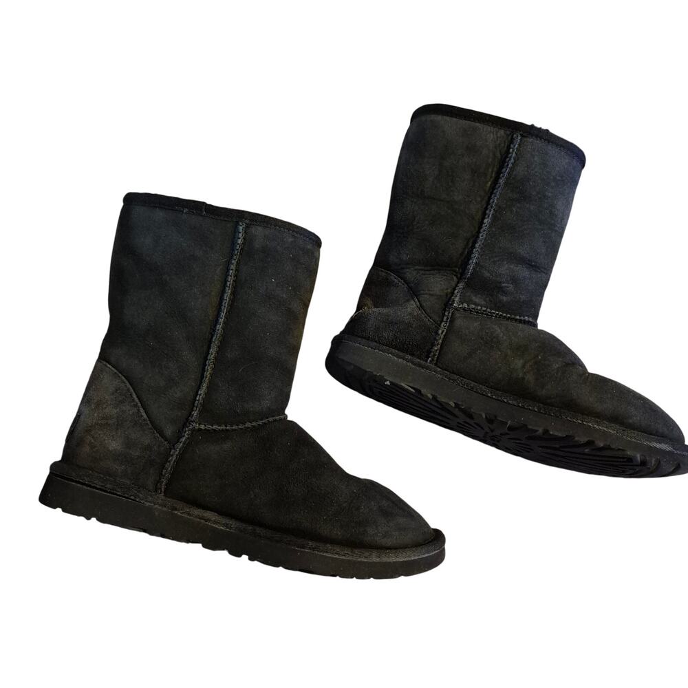 UGG Classic Short boots black women's bootie US 6
